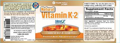 Natural Vitamin K-2