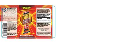 Photo of the Vitamin World Ener-B Shot B-12 5000 mcg Natural Berry Flavor label