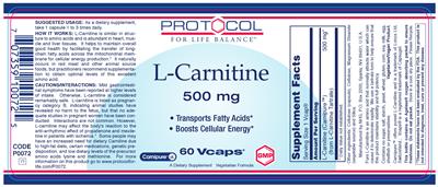 L-Carnitine 500 mg