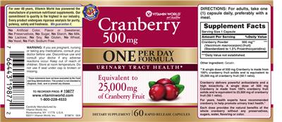 Cranberry 500 mg