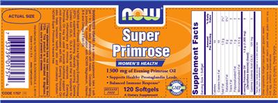 Photo of the NOW Super Primrose label