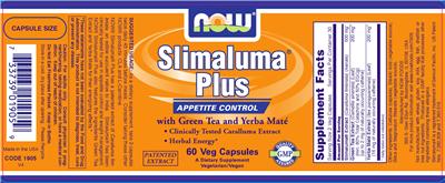 Slimaluma Plus With Green Tea And Yerba Mate