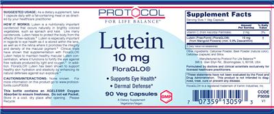 Lutein 10 mg