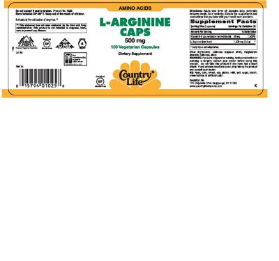 L-Arginine Caps 500 mg