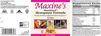 Maxine's Maximized Menopause Formula
