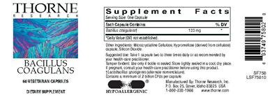 Bacillus Coagulans