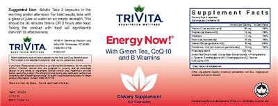 Energy Now! With Green Tea, CoQ-10 And B Vitamins