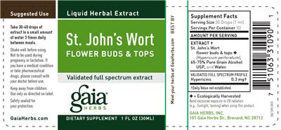 St. John's Wort Flower Buds & Tops