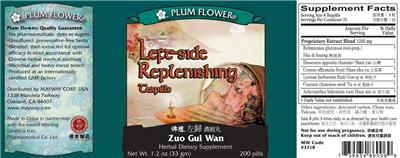 Photo of the Plum Flower Left-Side Replenishing Teapills Zuo Gui Wan label