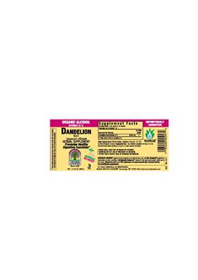 Photo of the Nature's Answer Dandelion Root label