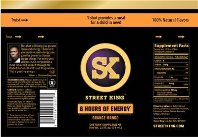 Photo of the Street King Street King Orange Mango label
