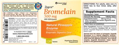 Zygest Bromelain 500 mg