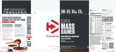 Super Mass Gainer Chocolate Cake Batter