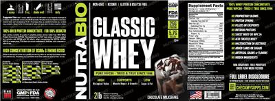 Classic Whey Chocolate Milkshake