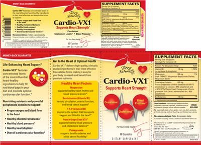Photo of the Terry Naturally Cardio-VX1 label