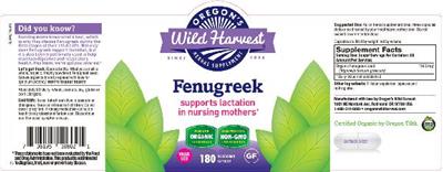 Photo of the Oregon's Wild Harvest Fenugreek label