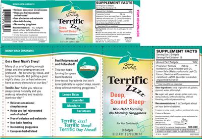 Photo of the Terry Naturally Terrific Zzzz label