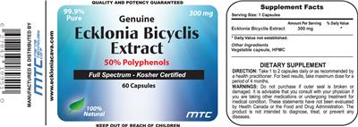 Genuine Ecklonia Bicyclis Extract 300 mg