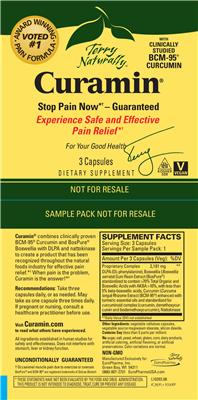 Photo of the Terry Naturally Curamin label