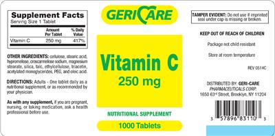 Vitamin C 250 mg