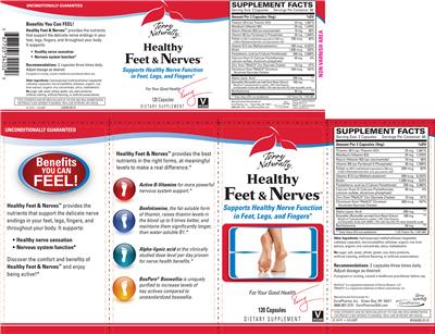 Photo of the Terry Naturally Healthy Feet & Nerves label
