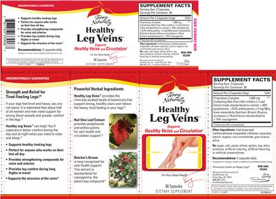 Photo of the Terry Naturally Healthy Leg Veins label