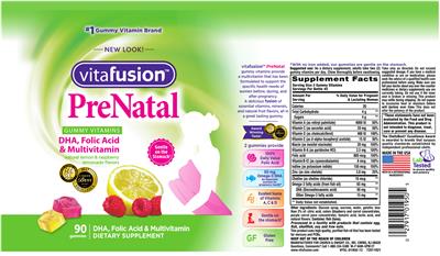 Product label for PreNatal