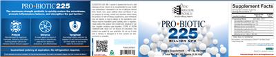 Photo of the Ortho Molecular Products Pro-Biotic 225 label