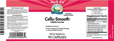 Photo of the Nature's Sunshine Cellu-Smooth label