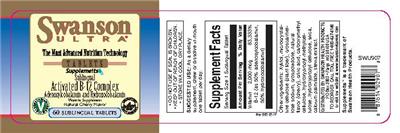 Supplemelts Sublingual Activated B-12 Complex Natural Cherry Flavor
