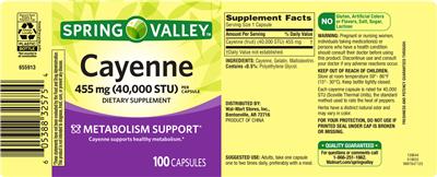 Cayenne 455 mg (40,000 STU)