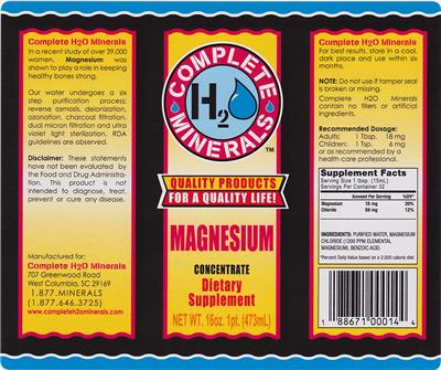 Magnesium Concentrate