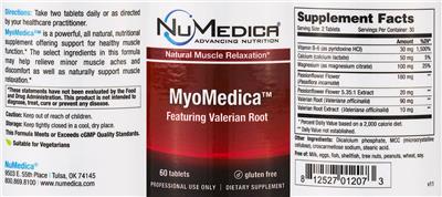 Photo of the NuMedica MyoMedica label