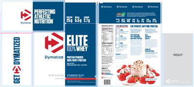 Elite 100% Whey Strawberry Blast