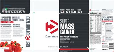 Super Mass Gainer Strawberry