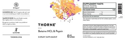Betaine HCL & Pepsin