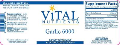 Garlic 6000