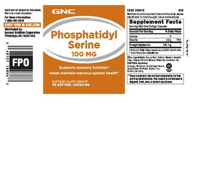 Phosphatidyl Serine 100 mg