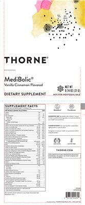 MediBolic Vanilla Cinnamon Flavored