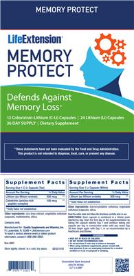 Photo of the Life Extension Li label