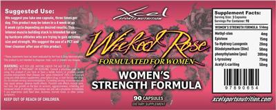 Wicked Rose Women's Strength Formula
