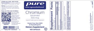 Chromium (Picolinate) 500 mcg