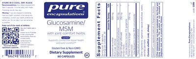 Glucosamine/MSM