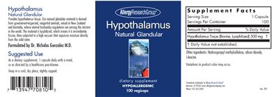 Hypothalamus Natural Glandular