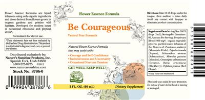 Photo of the Nature's Sunshine Be Courageous label