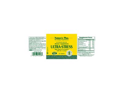 Photo of the Nature's Plus Ultra-Stress label