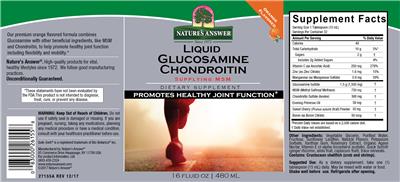 Liquid Glucosamine Chondroitin Orange Flavored