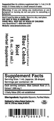Blue Cohosh Root