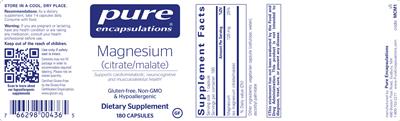 Magnesium (Citrate/Malate)