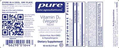Vitamin D3 (Vegan) Liquid